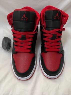 Jordan High-Top Sneakers - Black/Red